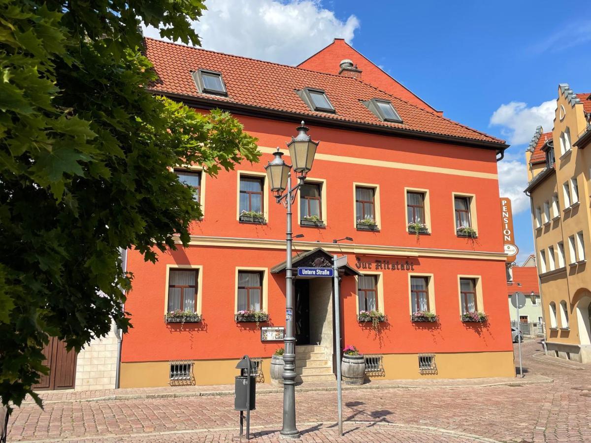 "Zur Altstadt - Am Fusse Der Osterburg" Gaststaette, Pension, Fewo Weida Kültér fotó